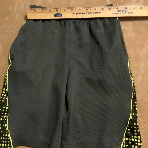 Victory By HPI Active Sports Shorts Sz Medium Grey Lime Green Black C03 - Picture 4 of 6